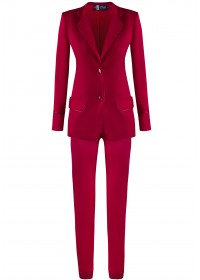 Пиджак женский "So Fashion" бордовый-foto3