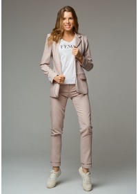 Пиджак женский "So Fashion" бежевый-foto3