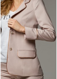 Пиджак женский "So Fashion" бежевый-foto2