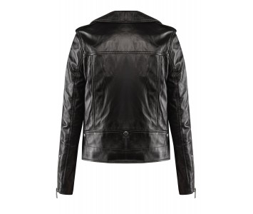 Кожаная куртка косуха "Musthave" (Натуральная кожа)-foto3