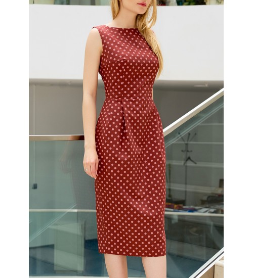 Платье в горох "Глория"-foto3