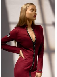 Платье  "NICESTYLE" бордовое-foto2