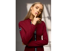 Платье  "NICESTYLE" бордовое