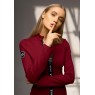 Платье  "NICESTYLE" бордовое