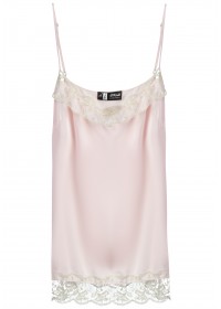 Шелковый топ с нежным кружевом-foto3