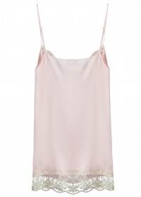 Шелковый топ с нежным кружевом-foto2